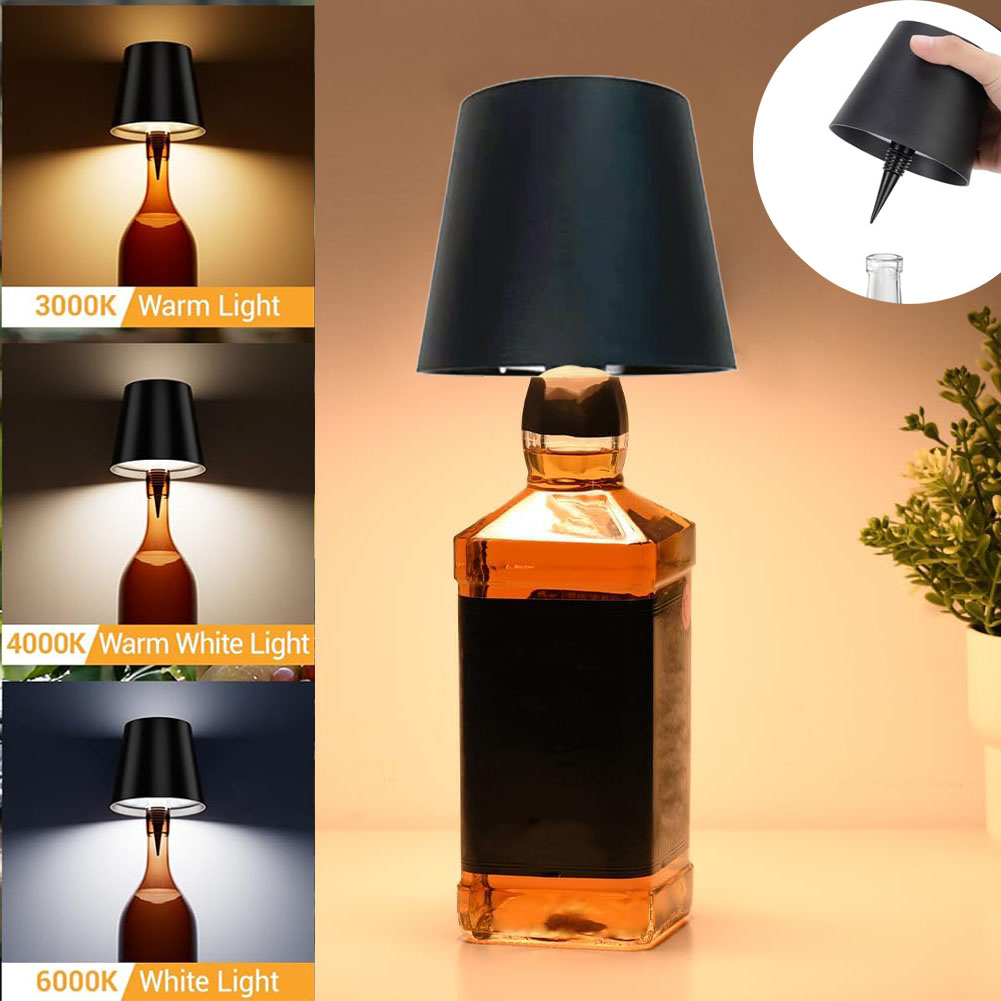 New Wine Bottle LED Lamp Deskt - Colour Changing Bulb recension och pris