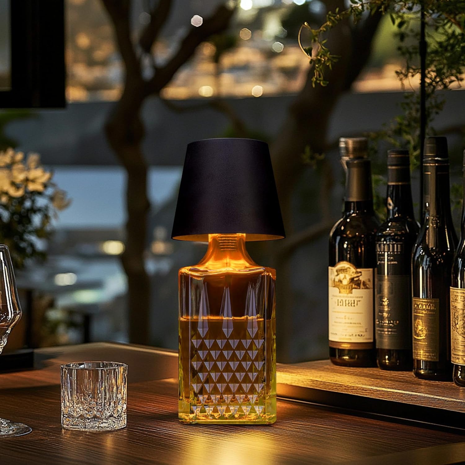 New Wine Bottle LED Lamp Deskt - Colour Changing Bulb recension och pris