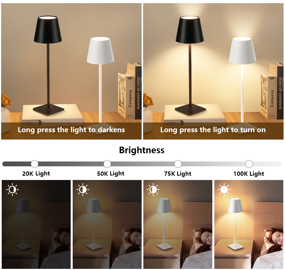 LED Rechargeable Desk Light Wi - Lightings Decoration recension och pris